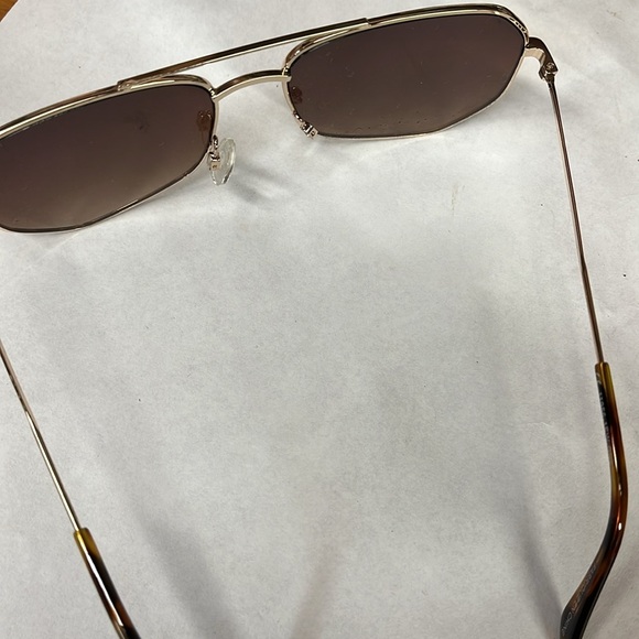 Free People Briston Stylish Brown Square Sunglasses - Picture 4 of 4